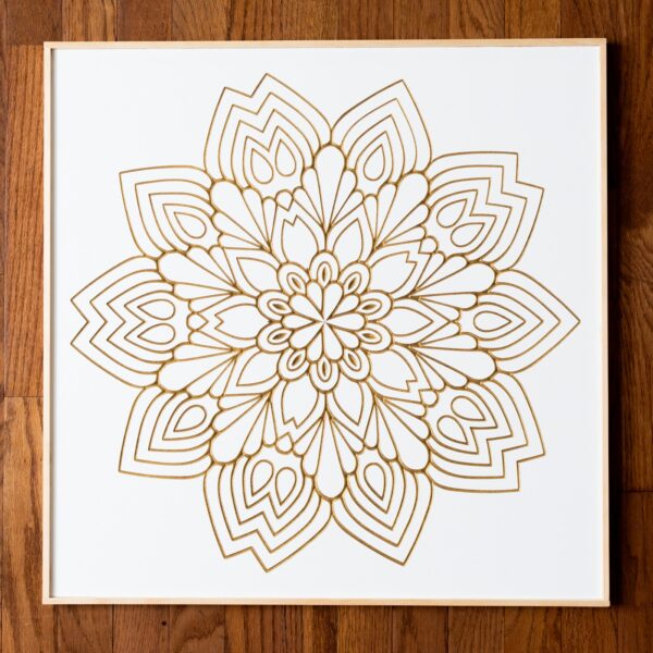 DSC_2389 Mandala Collection: Lucky Bloom I White