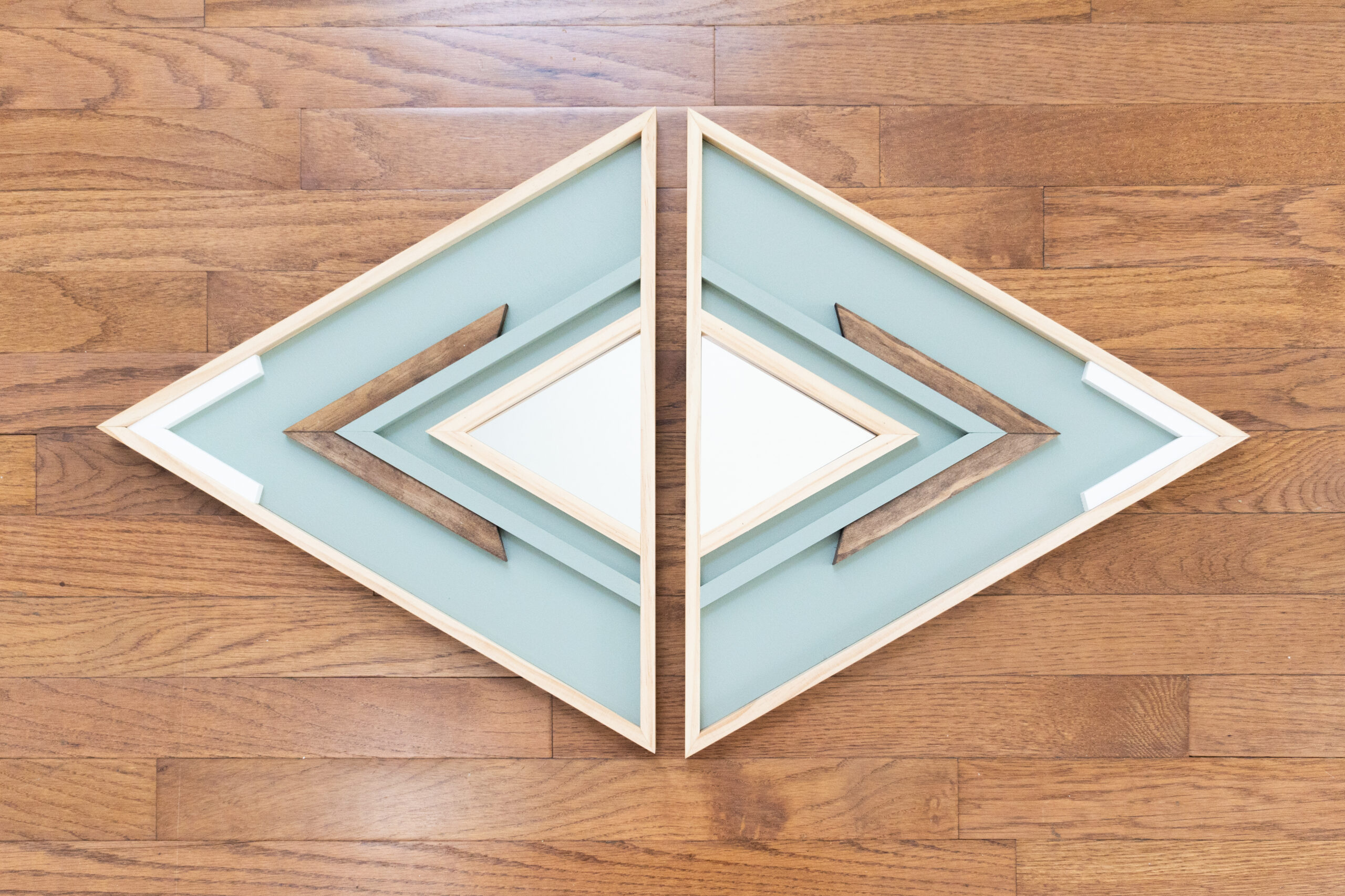 Geometric Jazz: Triangle Art with Mirror IV - Image 2