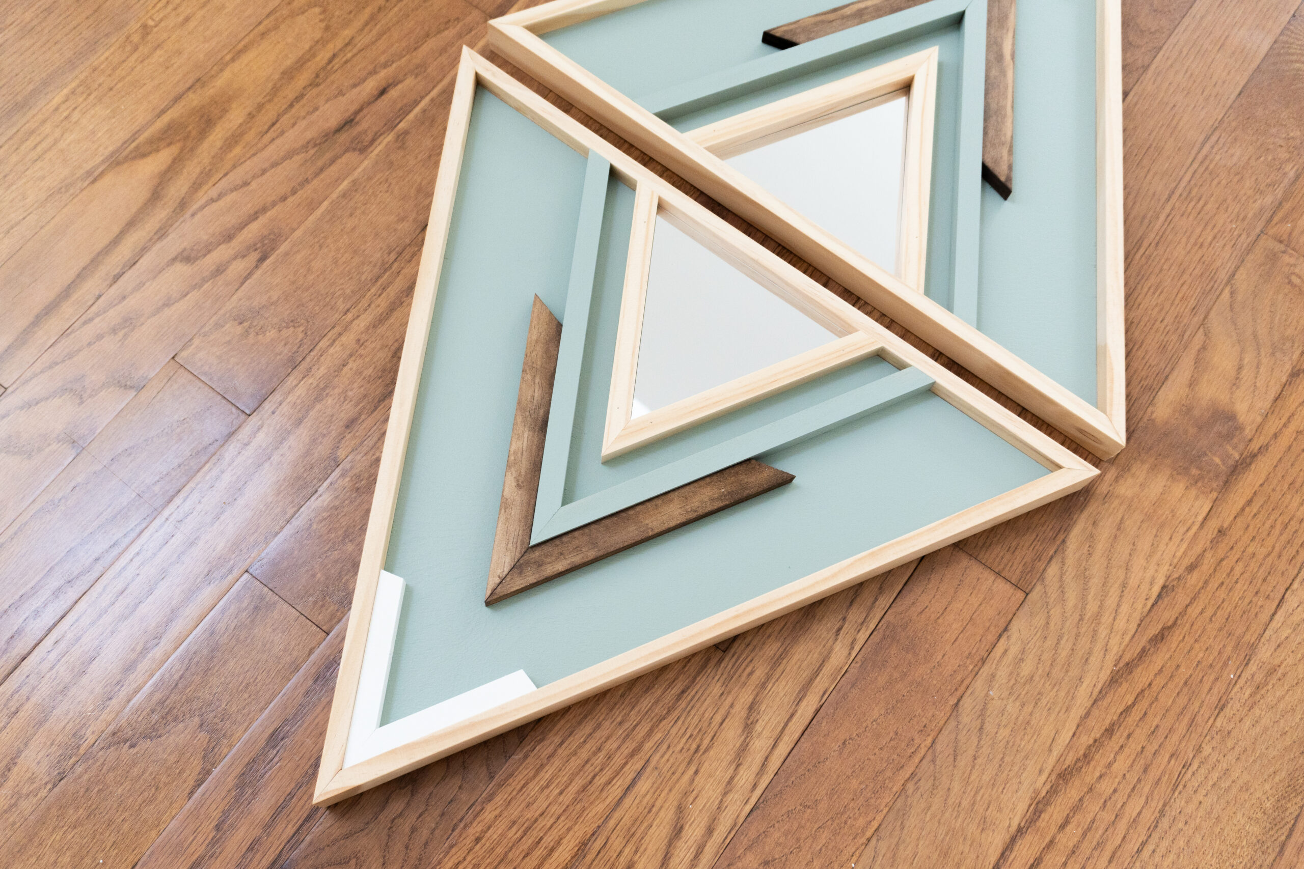 Geometric Jazz: Triangle Art with Mirror IV - Image 3